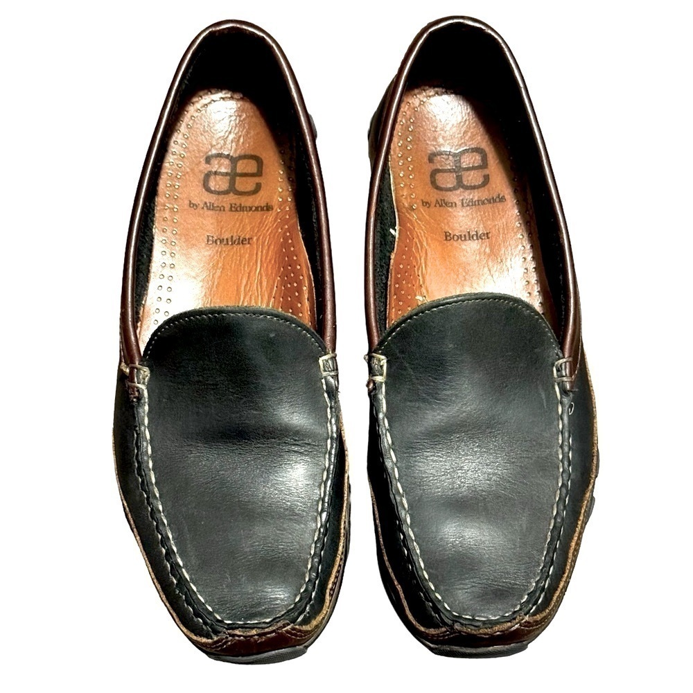 Allen Edmonds Boulder Loafer Shoes 8.5D Slip On Leather Casual Office Comfort